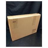 CAWIU Charcuterie Board with Lid and Handle - Portable Travel Design Bamboo Cheese Board Set with 4 Cheese Tools, Gift for Housewarming, Weddings, Picnics(1 Compartment, Black) - Retail: $23