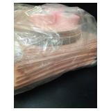 KPOSIYA 20pcs 12x12x8 Cake Boxes with Cake Boards (20 Boxes & 20 Boards), Pink Bakery Box with Window for Treat Dessert Pastry Donuts Macaroon Strawberries Chocolate Candy - Retail: $20