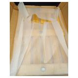 Bamboo Bath Mat for Shower with Non-Slip Rubber,Bathtub Mat,Floor Mat,Shower Mat for Indoor,Outdoor,Spa, Sauna, Pool (Natural, 20 * 13 * 1.4 inches) - Retail: $32