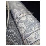 MaxRugrs Washable Runner Rug Non Slip Kitchen Rug Runners for Hallways,Stain Resistant Vintage Floor Carpet Runners for Entryway,Laundry Room,Bedroom-Beside Area Rugs(2.5x6,Ivory Grey) - Retail: $17