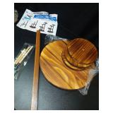 Bamworld Plant Stand Indoor 3 Tier Wood Plant Shelf for Multiple Plants, Tall Corner Plant Stand for Outdoor Round Flower Stand Plant Holder for Living Room Patio Garden Balcony - Retail: $25