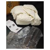 Easy-Going Chair Sofa Slipcover Reversible Sofa Cover Water Resistant Couch Cover Furniture Protector Cover with Elastic Straps for Pets Kids Children Dog Cat (Chair, Ivory/Ivory) - Retail: $29