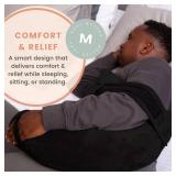 MOYOAMA Post Shoulder Surgery Pillow with Straps & Pocket- Rotator Cuff Pillows for Sleeping, After Shoulder Surgery Must Haves, Side Sleeping Arm Support Post-op, Rotator Cuff Recovery Accessories - 