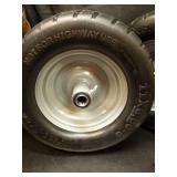 11x6.00-5 Flat Free Tires,2 Pack Solid Zero Turn Tire with 3/4\" 5/8\" 1/2\" Bearings,6\"- 8\" Centered Hub for Flat Free Lawn Mower Tire and Wheel,Cub Cadet Front Tire,Bad Boy Mower,Riding Lawn Mower