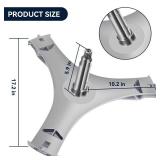 XHHEZQ DC97-16509B Washer Repair Kit Compatible with Samsung Washing Machine - Flange Shaft DC97-16509C,Hex Mounting Bolts(6pcs) DC60-40137A - Retail: $100