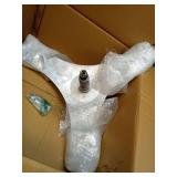 XHHEZQ DC97-16509B Washer Repair Kit Compatible with Samsung Washing Machine - Flange Shaft DC97-16509C,Hex Mounting Bolts(6pcs) DC60-40137A - Retail: $100