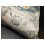 Rugcomf 6x9 Rug Washable Bedroom Rug Large Boho Rug Soft Area Rug Abstract Pattern Non-Slip Non-Shedding Faux Wool Vintage Rug for Living Room, Farmhouse, Dining Room, Kids Playroom, Blue - Retail: $7