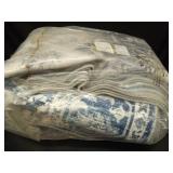 Rugcomf 6x9 Rug Washable Bedroom Rug Large Boho Rug Soft Area Rug Abstract Pattern Non-Slip Non-Shedding Faux Wool Vintage Rug for Living Room, Farmhouse, Dining Room, Kids Playroom, Blue - Retail: $7