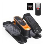 2025 New Under Desk Elliptical Machine,Portable Seated Pedal Exercise Machine for Seniors,Mini Leg Exerciser with 12 Adjustable Speeds&Remote Control,Quiet&Compact for Home Office(Orange) - Retail: $1