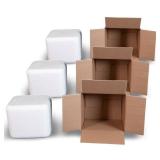 Robin II EPS Foam Cooler (Outside Dimensions: 9â x 8â x 7.5â) with Shipping Box - 3 Pack, Protective, Thermal, Insulated, Biodegradable, Recyclable, Shipping/Storage - Retail: $45