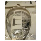 Brondell Bidet Toilet Seat, Non-Electric Swash Ecoseat, Fits Elongated Toilets, White - Dual Temperature, Dual Nozzle System - Bidet with Easy Installation - Retail: $120