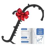 Ranarose Deep Tissue Back & Neck Massager - Back Massager Stick for Pain Relief, Muscle Knot Remover, Trigger Point Massage Tool for Full Body, Shoulders, Legs - Pressure Point Massage Tool (Black) - 