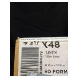 Lotus & Windoware Cordless 2  Faux Wood Room Darkening Horizontal Blind  34.5  W x 48  L  Bright White  Smooth - Retail: $79