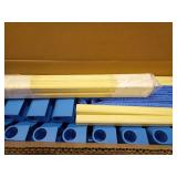 NOUJULOUN Daycare Cots,Stackable Preschool Cot for Kids (4 Packs,Sky Blue,Toddler) - Retail: $110