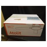 Atolit Ceiling Fans with Lights,52 inch,Quiet,Reversible Motor,Dimmable, Adjustable Color Temperature,6 Speeds,Timer, Low Profile Ceiling Fan for Bedroom,Living Room,Indoor/Outdoor Use (Black) - Retai