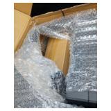 Zsytbyyds 1200LB Heavy-Duty Stainless Steel Laundry Pedestal | Universal Riser for Front Load Washer & Dryer | Anti-Vibration Design, Tool-Free Install(Grey) - Retail: $106