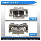 2x Brake Caliper Assembly for GMC Savana 1500 2500 Sierra 1500 2500 for Chevrolet Silverado 1500 2500 3500 for Cadillac 2000-2013 Left and Right with 4 Wheel Disc 18-B4728, 18-B4729 - Retail: $114