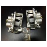 2x Brake Caliper Assembly for GMC Savana 1500 2500 Sierra 1500 2500 for Chevrolet Silverado 1500 2500 3500 for Cadillac 2000-2013 Left and Right with 4 Wheel Disc 18-B4728, 18-B4729 - Retail: $114