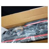 FLYBIRD Foldable Weight Bench with Resistance Bands, 8 Backrests Fast Adjustable FID for Home Gym Full Body Workout, Easy to Storage for Small Apartment - Retail: $110