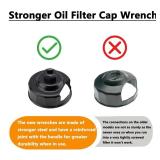 Oil Change Kit Compatible with Harley, Filter Cap Wrench, Crankcase Fill Tool, Primary Case Oil Funnel, Drip-Free Oil Filter Tool, 30Pcs Drain Plug O-Rings - Retail: $20