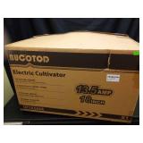 BUCOTOD 18-Inch 13.5 Amp Tiller/Cultivator with 6 Steel Tines, 3-Adjustable Wheels, Foldable Handle, 8