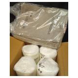 Sunbrella Decorative Outdoor Water Repellent Throw Pillows with Inserts, Set of 4, 20\" x12\" Pillows for Patio, Backyard, Bed, Couch, and Patio Furniture, Specrtum Pebble - Retail: $100