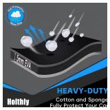 Holthly Hail Protector Car Cover, Outdoor Anti Hail Car Covers Thick Multi-Layered EVA, Hail Proof Car Cover Waterproof All Weather, Hail Protection Padded Fit Sedan/Coupe (Length 186 to 193 inch - Re