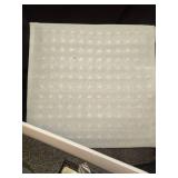 RTOBWEYE 12 Inch Shower Faucet Set Ceiling Mount, High Pressure Rainfall Shower System, Square Rain Shower Spray Combo Luxury Shower Fixtures Matte Black - Retail: $100