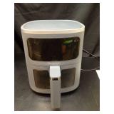 Sur La Table Compact 3.8 Quart Air Fryer - Digital LED Touchscreen Display with 8-Presets, Air Fry, Bake, Roast, Broil, and Reheat, 1500W - Retail: $50