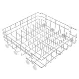 UPGRADED 304 Stainless Steel 808602302 5304535768 Dishwasher Lower Rack Replacement Compatible with Frigidaire Dishwasher Rack Parts with 154174501 Wheels Replaces 154432602 154432601 Dishwasher - Ret