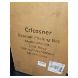9 Hole Pitching Net, Heavy-Duty Baseball Net with Strike Zone for Pitching and Hitting, Height Adjustable Training Equipment with 9 Pocket Pitching Target for Baseball & Softball Practice - Retail: $7