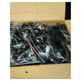 VTRIN 10 Tier Shoe Rack Tall Large Capacity 50 Pair Wide Shoe Organizer with Two Hooks Sturdy Metal Shoe Shelf for Entryway, Closet, Bedroom - Retail: $22