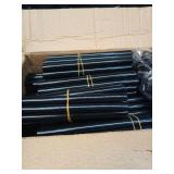 VTRIN 10 Tier Shoe Rack Tall Large Capacity 50 Pair Wide Shoe Organizer with Two Hooks Sturdy Metal Shoe Shelf for Entryway, Closet, Bedroom - Retail: $22