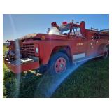 1974 Ford F600 Firetruck 4wd | RED