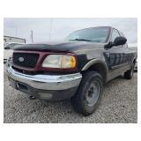 2002 Ford F-150 Lariat Super Cab Long Bed 4WD | BLACK