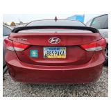 2011 Hyundai Elantra GLS A/T  RED