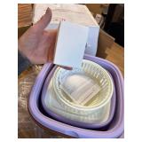 $60 Portable Mini Folding Washing Machine 16L, Deep Cleaning (Purple)