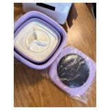 $60 Portable Mini Folding Washing Machine 16L, Deep Cleaning (Purple)