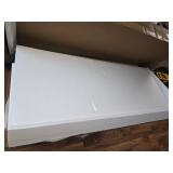 $190 60 Inch Round Dining Table for 4, Compact Carbon Steel Legs