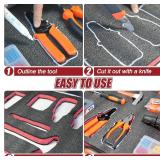 2PCS 23.5x15.7x1 Tool Box Foam Organizer High Density Inserts