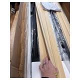 $277 Queen Upholstered Bed Frame with Tall Headboard and LED Lights