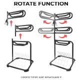 $130 HOMESTEAD 3-Tier Saddle Rack, Horse Saddle Stand, Rotating Tiers