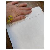 $200 C-Shape Acrylic Side Table Set of 2, 24x14x12 in