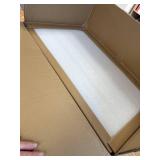 $200 C-Shape Acrylic Side Table Set of 2, 24x14x12 in