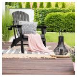 $210 FUNBERRY Folding Adirondack Chairs Set of 2, All-Weather HDPE
