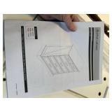 $164 Farmhouse 6-Drawer Dresser, Tall TV Stand, White & Black