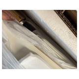 $164 Farmhouse 6-Drawer Dresser, Tall TV Stand, White & Black