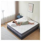 $177 Queen 12-Inch Hybrid Memory Foam Mattress in a Box, CertiPUR-US