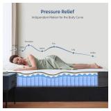 $177 Queen 12-Inch Hybrid Memory Foam Mattress in a Box, CertiPUR-US