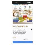 SENSWEET 10Pcs Climbing Toys and Foam Blocks - Climb & Crawl Set